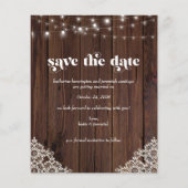 予算木材ストリングライトレース日付の保存 (裏面)