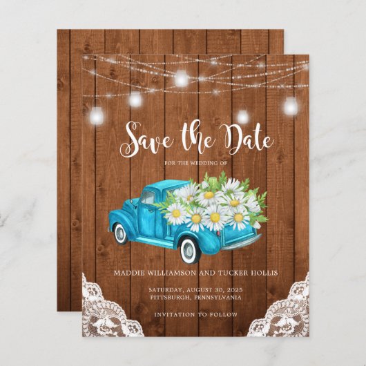 予算木材ライトの素朴日付の保存デイジー (正面/裏面)