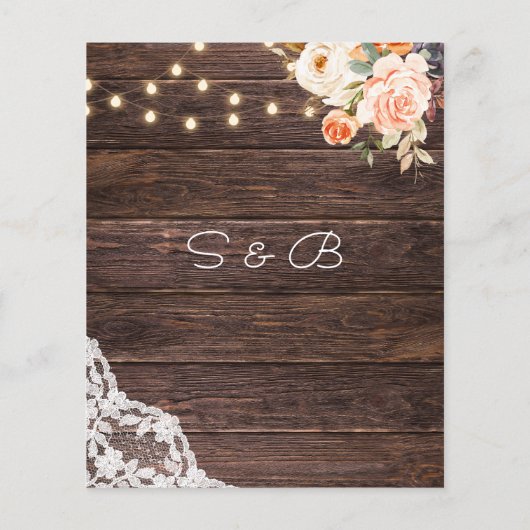 予算木材、レースライトピンクフローラ日付を保存 (裏面)