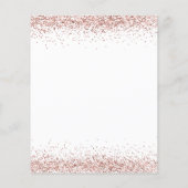 予算未来ミセスバラ金ゴールドグリッターブライダルシャワー (裏面)