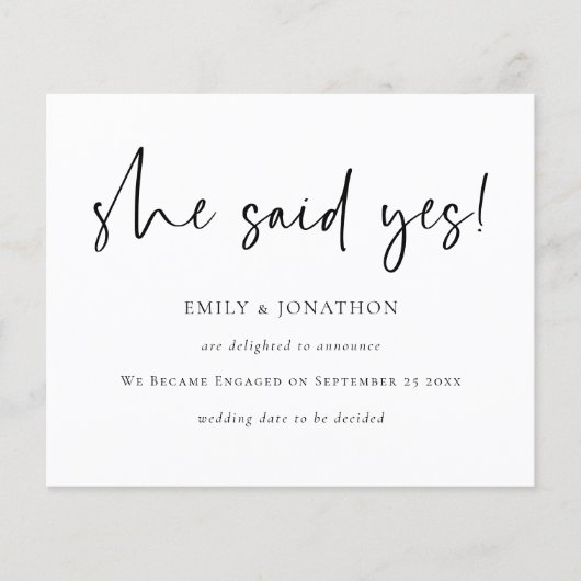 予算案のYes婚約発表 (正面)