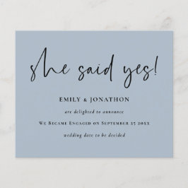 予算案のYes・ブルー婚約発表