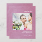 予算案結婚発表のフォトメタリック効果 (正面/裏面)