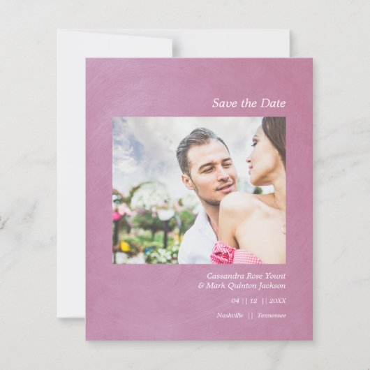 予算案結婚発表のフォトメタリック効果 (正面)