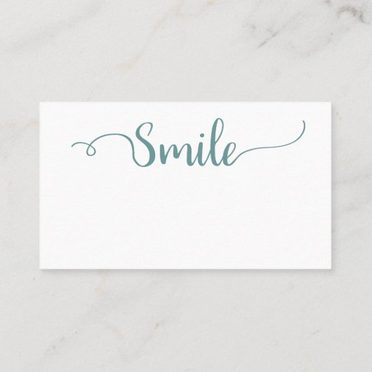 予算歯科医院アポイントメントカード 名刺 (裏面)