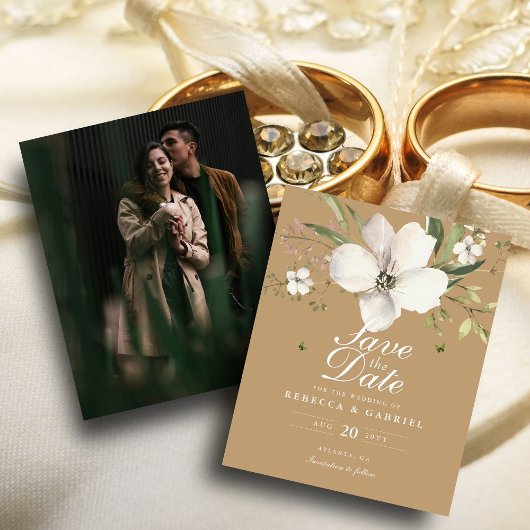 予算水エレガント色フローラ結婚の保存日