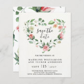 予算水カラーフローラバラハート保存日付 (正面/裏面)