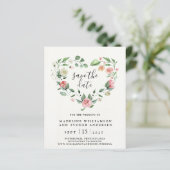 予算水カラーフローラバラハート保存日付 (スタンド正面)