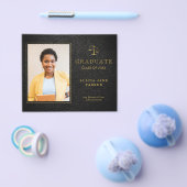 予算法科卒業写真の発表 チラシ (シングル)