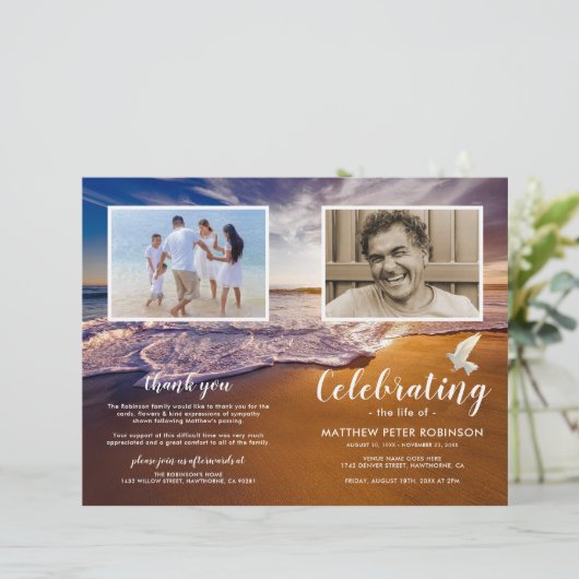 予算海葬式プログラム (スタンド正面)