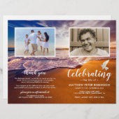 予算海葬式プログラム (正面/裏面)