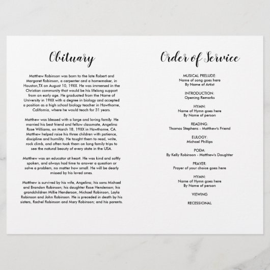 予算海葬式プログラム (裏面)