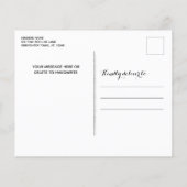 予算消防省薄赤線ホリデーカード (裏面)