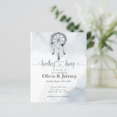 予算男の赤ちゃんオンザウェイダスティブルードリームキャッチャー (スタンド正面)