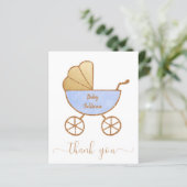 予算男の赤ちゃんシャワーキャリッジサンキュー (スタンド正面)