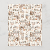 予算男女兼用ヴィンテージおもちゃ赤ちゃんシャワー (裏面)