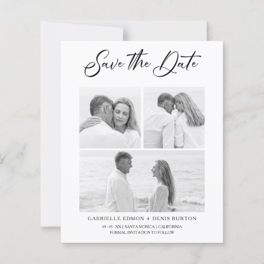 予算白黒フローラ2フォトトレンディーコラージュ (正面)