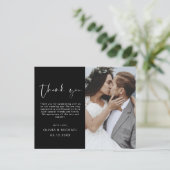 予算白黒結婚の感謝の写真 (スタンド正面)