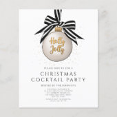 予算白黒金ゴールドクリスマスカクテルパーティー (正面)