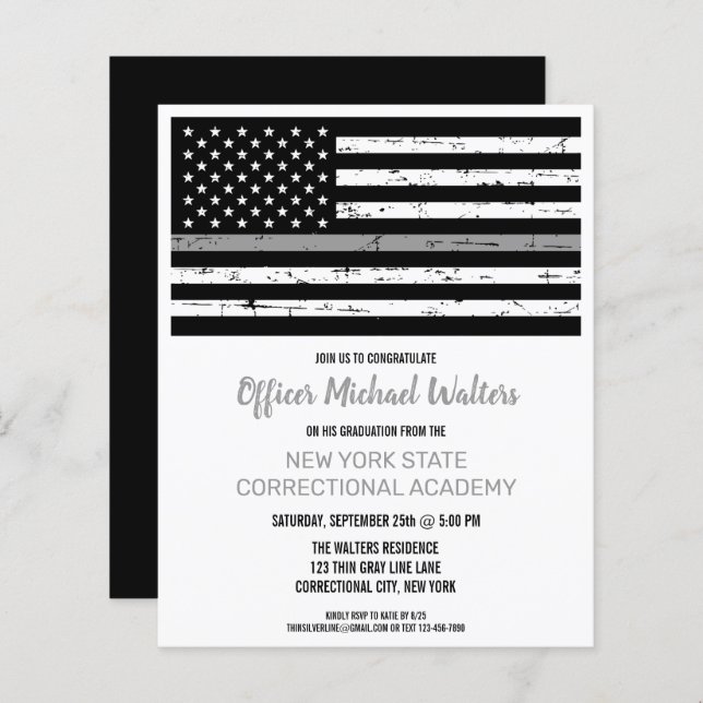 予算矯正官職卒業カード (正面/裏面)