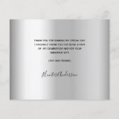 予算確認シルバーフォトサンキューカード (裏面)