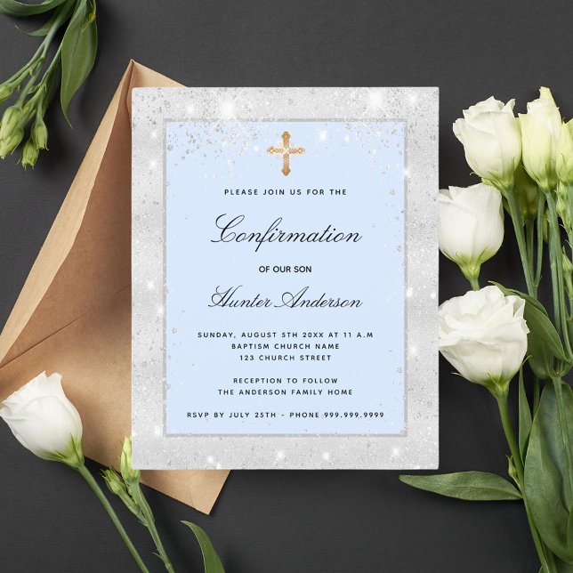 予算確認シルバーブルーグリッターボーイクロス (クリエイターアップロード済み)