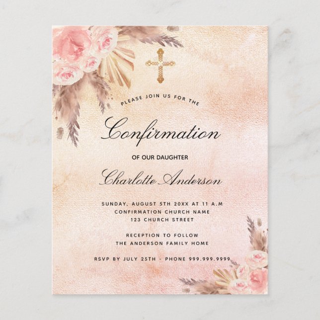 予算確認赤面バラパンパスグラスフローラ (正面)