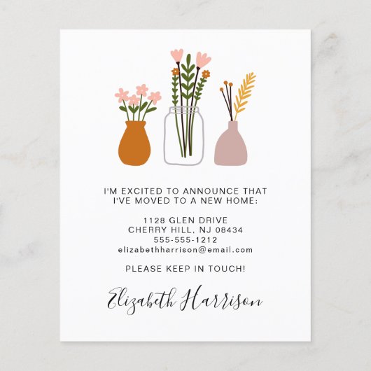 予算私がBoho Plantsを動かした発表 (裏面)