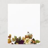 予算秋の愛のシックなカップルのシャワー招待状 (裏面)