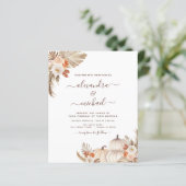 予算秋の結婚式パンパスグラステラコッタ (スタンド正面)