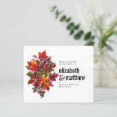 予算秋の結婚式日付の保存 (スタンド正面)