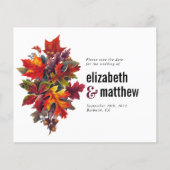 予算秋の結婚式日付の保存 (正面)