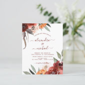 予算秋の結婚式燃えたオレンジ色のフローラ (スタンド正面)