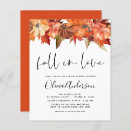 予算秋インラブブライダルシャワーパンプキンス