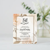予算秋インラブブライダルシャワー招待状 (スタンド正面)