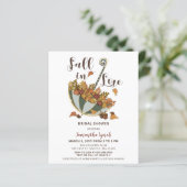 予算秋インラブブライダルシャワー招待状 (スタンド正面)