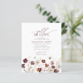 予算秋インラブブライダルシャワー招待 (スタンド正面)