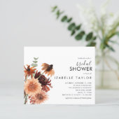 予算秋オータムテラコッタブライダルシャワー招待状 (スタンド正面)