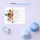 予算秋カップルシャワー招待状 チラシ (シングル)