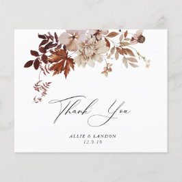 予算秋サンキューカード チラシ