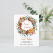 予算秋パンプキンブライダルシャワー招待 (スタンド正面)