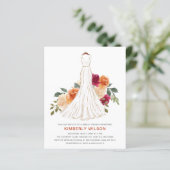 予算秋フローラ結婚ズドレスブライダルシャワー (スタンド正面)