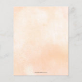 予算秋フローラ結婚ズドレスブライダルシャワー (裏面)