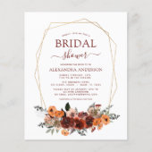 予算秋ブライダルシャワーブルゴーニュフローラ (正面)