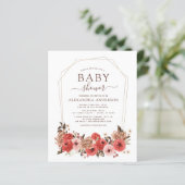 予算秋ベビーシャワーテラコッタフローラ (スタンド正面)