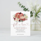 予算秋ラブレッドフローラパンプキンブライダルシャワー (スタンド正面)