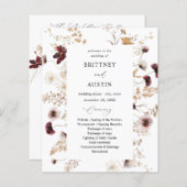 予算秋ワイルドフラワー結婚ズフローラ式