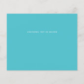 予算秋感謝祭カードパモダンンプキン (裏面)