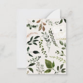 予算秋田舎家結婚の発表 ノートカード (裏面)