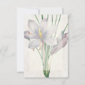 予算空白のヴィンテージブ結婚ルメン 招待状 (正面)